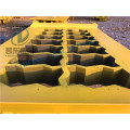 automatic color face pavement block making machinery road paver block production line